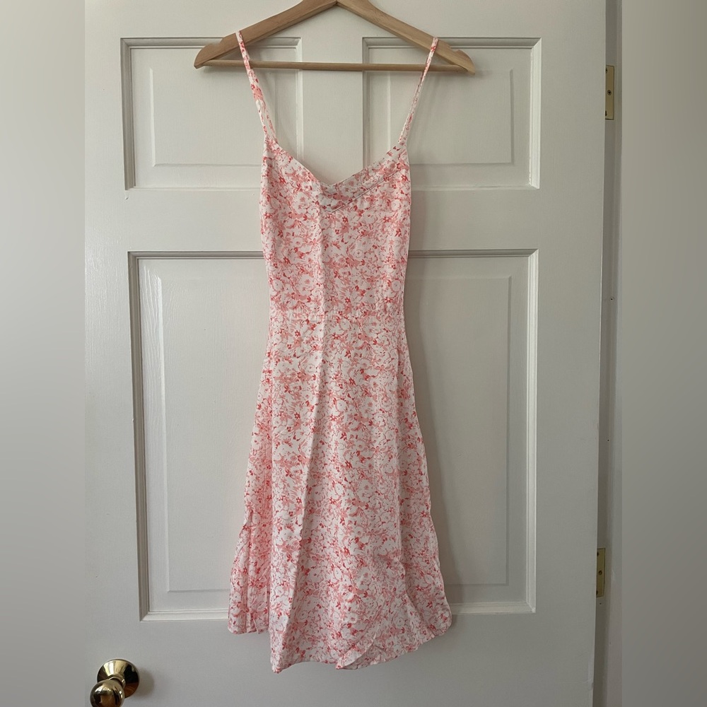 GAP Pink Floral Spaghetti Strap Dress XS